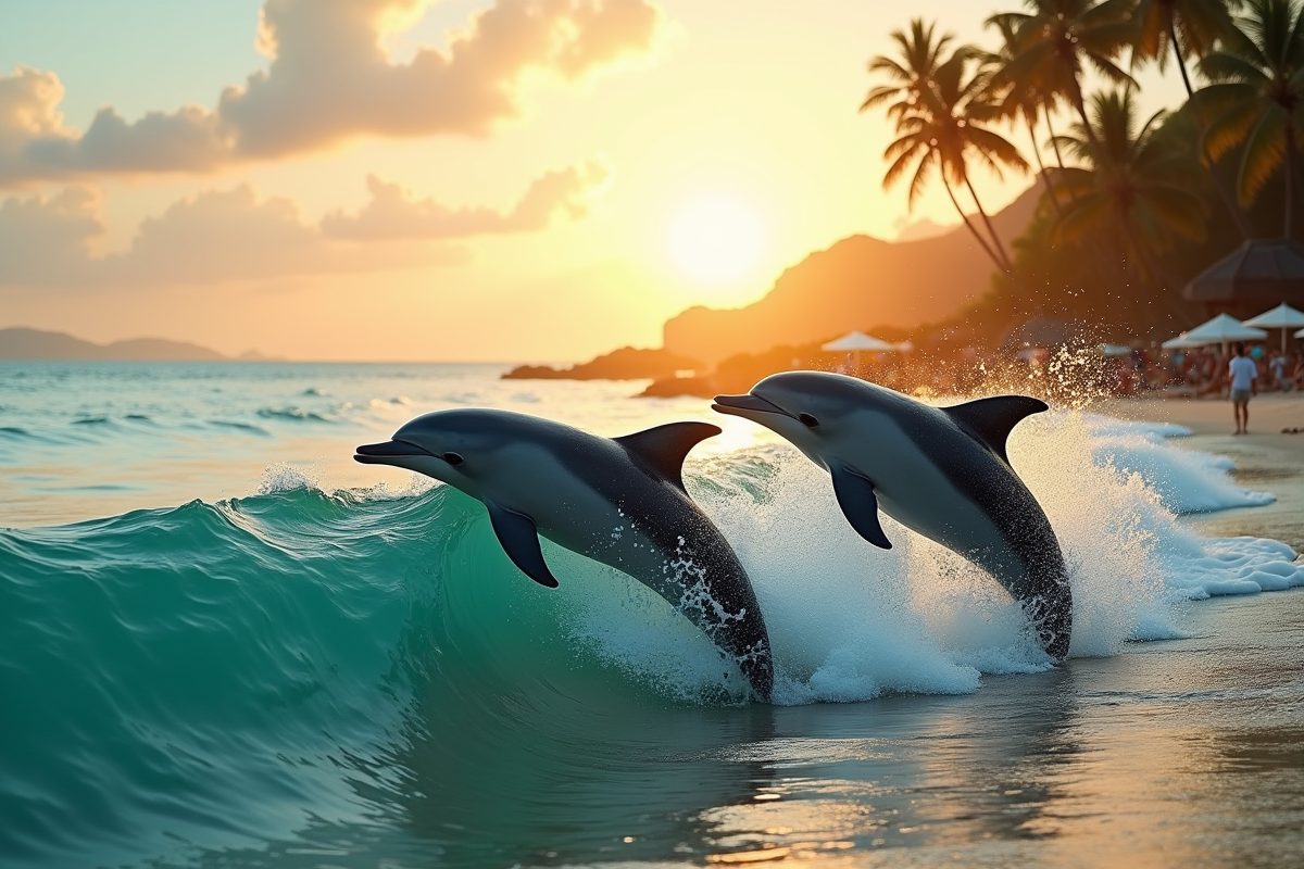 Plages prisées par les dauphins : les meilleurs spots pour les observer