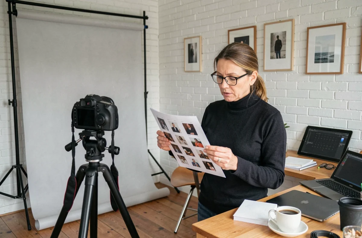 Studio photo intérieur d'un photographe professionnel à Gif-sur-Yvette
